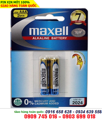 Maxell LR03(GD)2B; Pin AAA 1.5v Alkaline Maxell LR03(GD)2B Made in INdonesia - Vỉ 2viên